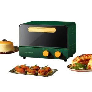 창홍 기술 미니 오븐 12L 일체형 토스트 전자레인지 통합 오븐기 창홍 숙소 레드