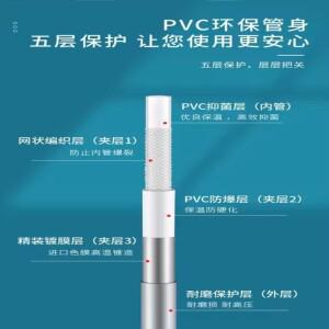 20-200cm PVC 급수 호스 G1/2인치 배관 욕실 히터 온수 및 냉수 방폭 연결 파이프 가정용