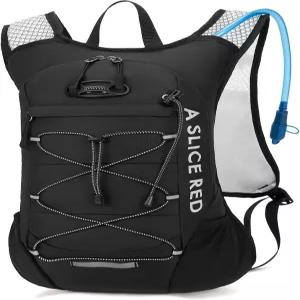 하이드레이션 백팩 2L 블래더가 달린 러닝 워터 남성용 하이드로 데이팩 사이클링 하이킹 레이브