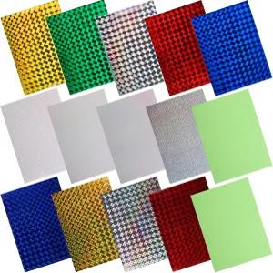 15개 낚시 미끼 스티커 홀로그램 접착 물고기 비늘 테이프 DIY 지그 스푼 금속 제작 용품