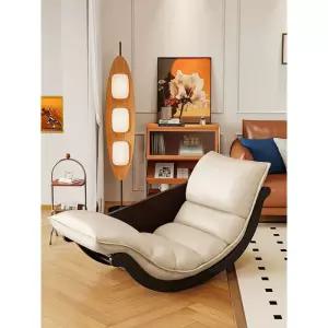 원목 안락의자 흔들 바나나체어 거실 베란다 라운지 로킹 휴식