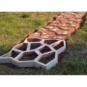 시멘트 블록 거푸집 보 럭 몰드 원형 소형 K형 문양 시멘트벽돌만들기 포장