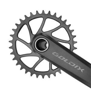 산악자전거 포지티브 네거티브 톱니판 크랭크 직결형 34T 36T 38T 40T 싱글 플레이트 오프셋 0mm 스프로킷