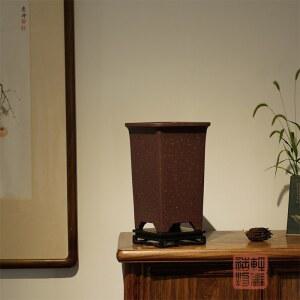 난초화분 동양 서양 두꺼운 분재화분 검정 향기 포트 플랜트박스 언어와 동양난