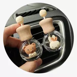 차량용 디퓨저 방향제 공병 2개 손소독 공용기 미니어처 미니 휴대용 알콜 소분