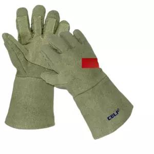 VIVARE 댄스 팬베일 너슬 부채 화이트블루 그라데이션