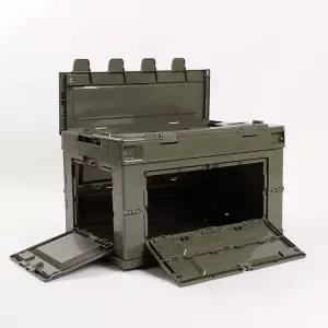 캠핑 폴딩 박스 멀티 보관함 오픈형 20L 트렁크 양문형 상자