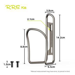 티타늄 합금 물병 케이지 녹 방지 거치대 자전거 주전자 랙 경량 사이클링 병 브래킷 호환 액세서리
