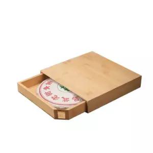 사각 보관통 보이차 용기 차통 티박스 수납함 우드 상자 스토리지 케이스