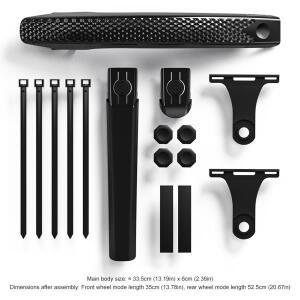 자전거 타이어 휠 머드가드  로드 바이크 펜더 경량 앞뒤 휠용 호환 직경 50mm 이하