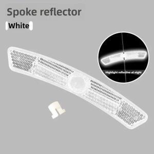 4개입 자전거 스포크 반사판 산악 물고기 모양 강철 림 휠 반사등 사이클링 부품