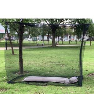 사각 캠핑 모기장 블랙 사이즈 도어 침대커튼 2M 테이블 U자형 문형 기둥 텐트형모기장