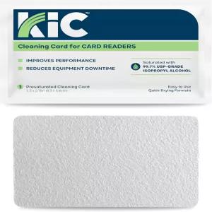 KICTeam - 스와이프 카드 리더기 타임/배지 호텔 도어 등을 위한 청소 50장의 빠른 건조 솔루션으로 사전