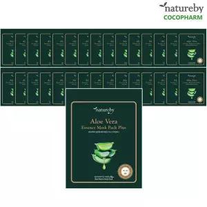 네이처바이 플러스 알로에 마스크린팩 30매 +진정팩
