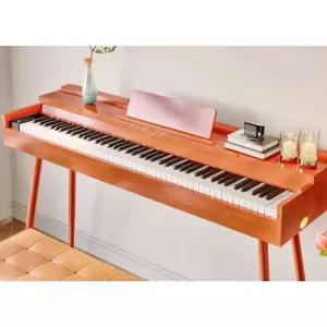 전자 피아노 88건반 입문 키보드 음악학원 갈색