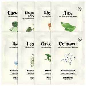 1일1팩 콜라겐 마스크린팩 에센셜 대용량 데일리 시트팩 8종 10매