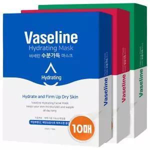 바세 마스크린팩 3종 20매 데일리 콜라겐 팩 수분 영양 진정