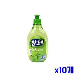 [에이치플러스몰]녹차 성분 주방세제 본품 480ml x10개묶음 설거지세제