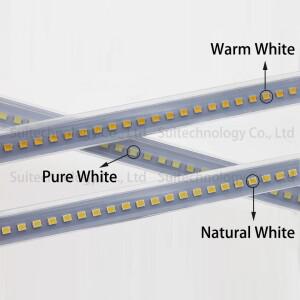 5Pcs AC220V LED 튜브 라이트 바 스트립 20-60CM SMD2835 카운터 쇼케이스 광원에 대 한 에너지 절약 강성