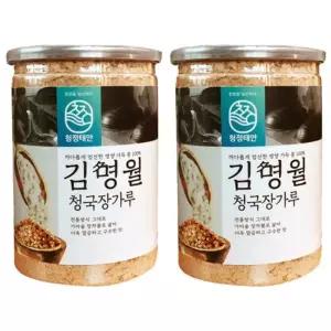 청정태안 김명월 흰콩 청국장가루 500g 2개