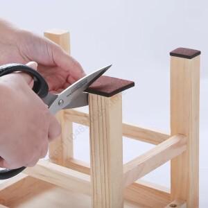 18-128Pcs 두꺼운 펠트 패드 자체 접착 가구 테이블 다리 음소거 방지 스크래치 매트 사각형 라운드 나무