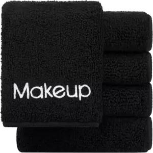 글림글린트 메이크업 리무버 워싱 천 5팩 부드러운 블랙 타월 얼굴 손 페이셜 클렌징 마이크로파이버