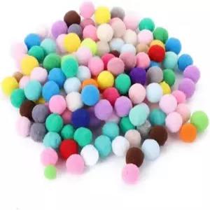 50pcs 고양이 장난감 공 재미있는 컬러풀 플러시 셀프 플레이 폼 발사기용 실내 강화 퍼프 놀이 단 50피스