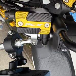 바이크 오토바이 호환 액세서리 브레이크 오일 탱크 혼다 PCX125 PCX 125 160 150 타이어 밸브 캡 커버 카