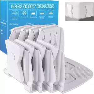 JUXINYID 시트 홀더 모서리용 침대 4팩 헤비 듀티 그 미끄럼 방지 디자인의 맞춤 스트랩 모든 매트리스