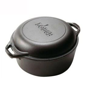 무쇠 더블 더치오븐 104055 핸들 블루 냄비 주철 5쿼터 111070