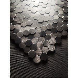 배경 입자 페이스트 작은 스테인레스 모자이크 현관 자체 세라믹 접착 스틸 타일 블록 금속