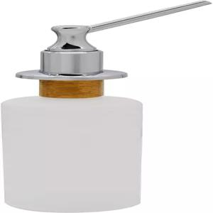 웨스트브라스 R21726 주방 싱크대 데크 마운트 액체 비누/손 소독제 디스펜서 리필 가능한 12온스 병 광택