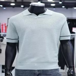 [STCO]STCO 세이브존04 SS 조직 반팔 카라 니트 1KT25252 (48127157)