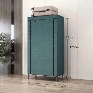 패브릭 학생용 철제 기숙사 옷장 튜브 강화 모던 심플 방수 접이식 수납장 가정용