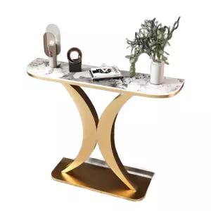 폭좁은 장식장 슬림 수납장 모던 복도 심플 입구 테이블 스트립 라운드