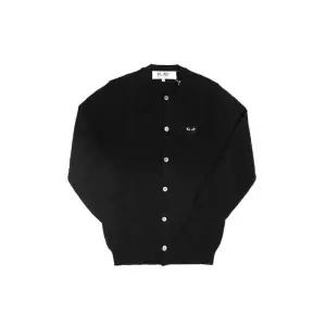 Comme des Garcons 꼼데가르송 AX-N023-051 1 PLAY 플레이 블랙 하트 와펜 공용 가디건