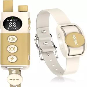 반려견용 저그보우 쇼크 칼라 15120파운드 소형 중형견용 4200피트 원격 트레이닝 LED 라이트 및 방수 전기