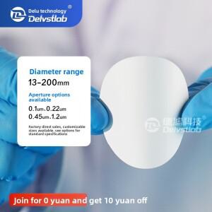 실험실용 PVDF 유기 필터 멤브레인, 친수성, 순수, DCM, 메탄올, 아세톤, 배터리 분리막