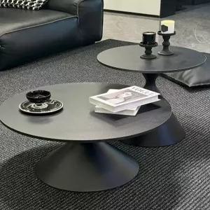낮은 원형테이블 더블탁자 북유럽 쇼파 좌식 거실 티테이블