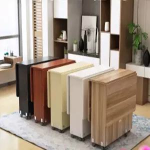 접이식 테이블 다용도 1m 직사각형 좌식 화이트 폴딩 데스크 매트 하이그로시 중형