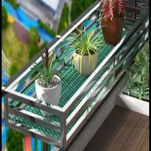 튼튼한 발코니 난간 창틀 걸이대 25x15 후크 관엽식물 화분 사각형 거치대 문의
