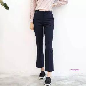 부츠컷슬랙스 슬림핏 캐주얼팬츠 면접바지 정장efg459