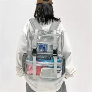 야구장 투명백팩 직관 비치백 크로스 숄더백 아이돌 학생 사각 다용도