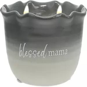 파빌리온 선물 회사 - 블레스드 마마 11온스 왁스 내추럴 소이 더블 윅 캔들 재스민 향 숨겨진 메시지 1