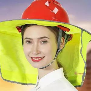 안전모 그늘이 챙넓은 그늘막 햇빛가리개abc138