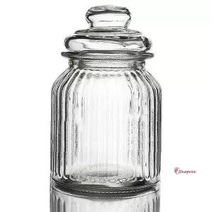 일자단지자투명 캔들용기 향초용기 4개 공병 1000ml efg004