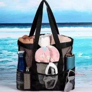 매쉬가방 숄더백 물놀이 방수 비치백 젖지않는 수영장zab322