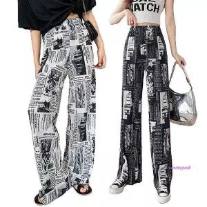 여성 통바지 롱플리츠팬츠 여름바지 쿨 여행qrs540