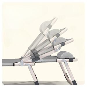 휴대용 로프트 심플 침대 1인용 편안한 접이식 스판덱스 이층 소파