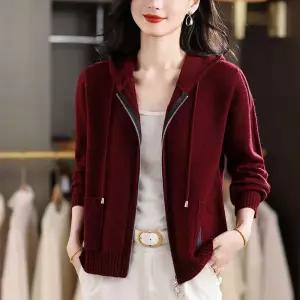 블랙팬서 캐주얼 여친 니트 카디건 봄가을 쇼트 스웨터 맨투맨 가을옷 빅사이즈 후드 OPH3